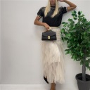 gonna in tulle con balze vic